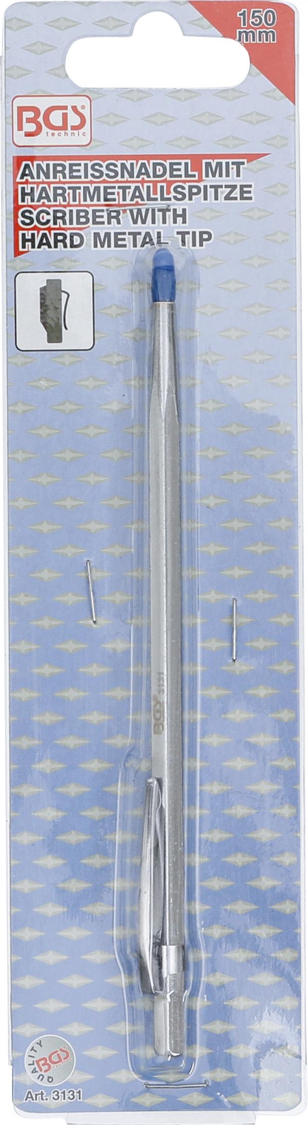 Anreißnadel mit Hartmetallspitze | 150 mm