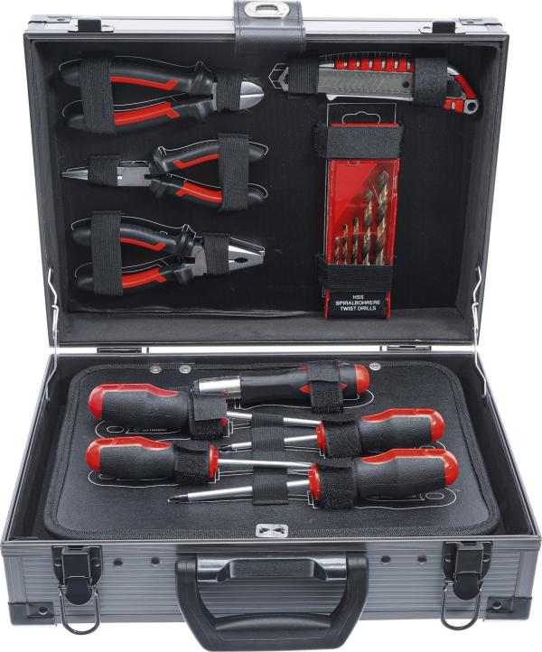 Werkzeug-Satz im Alukoffer | mit 66 Werkzeugen