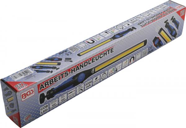 COB-LED-Arbeits-Handleuchte | LED Kaltweiß & Gelb | ultra flach