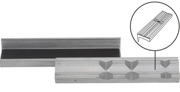 Schraubstock-Schutzbacken | Aluminium | Breite 125 mm | 2-tlg.