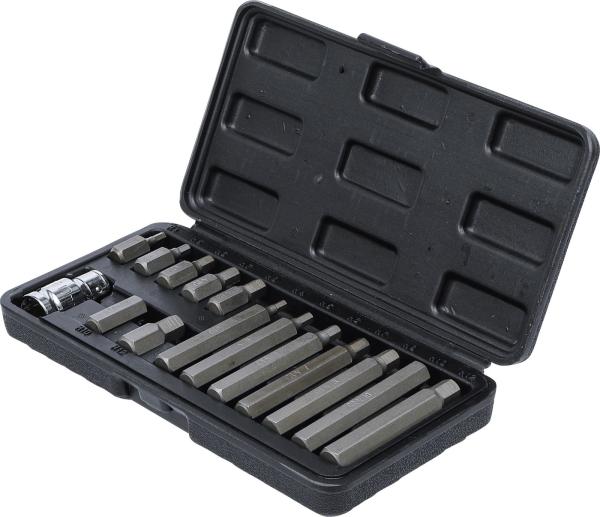 Bit-Satz | Antrieb Außensechskant 10 mm (3/8") | Innensechskant 15-tlg.
