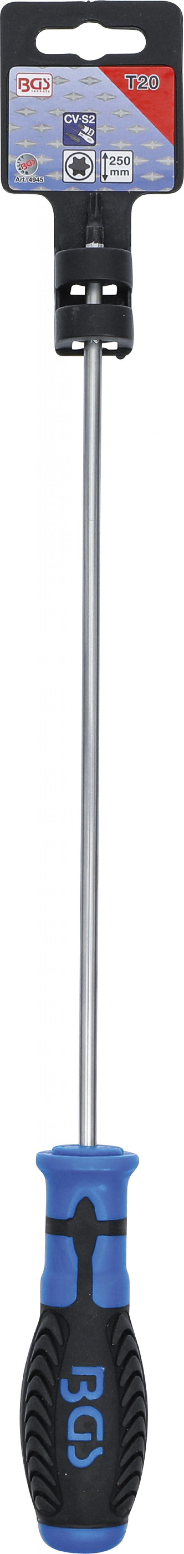 Schraubendreher | T-Profil (für Torx) T20 | Klingenlänge 250 mm