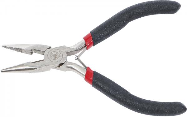 Elektronik-Spitzzange | gerade | mit Feder | 120 mm