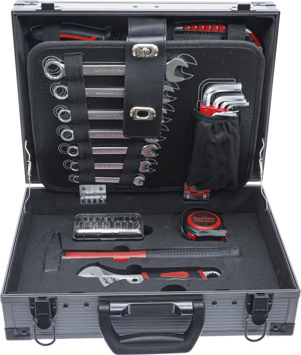 Werkzeug-Satz im Alukoffer | mit 66 Werkzeugen