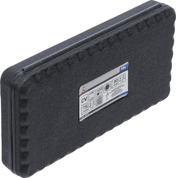 Bit-Satz | Antrieb Außensechskant 10 mm (3/8") | Innensechskant 15-tlg.