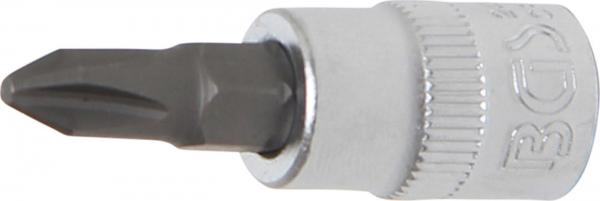 Bit-Einsatz | Antrieb Innenvierkant 6,3 mm (1/4") | Kreuzschlitz PH2