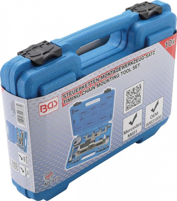 Steuerketten-Montagewerkzeug-Satz | für Mercedes-Benz Motor 651 | 10-tlg.