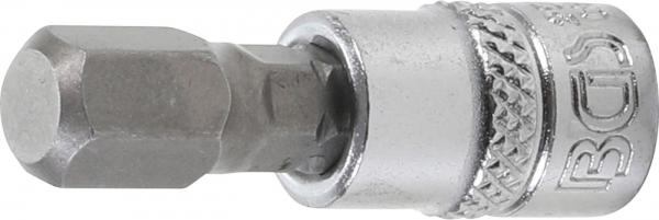 Bit-Einsatz | Antrieb Innenvierkant 6,3 mm (1/4") | Innensechskant 8 mm