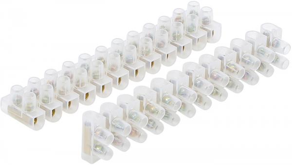 Lüsterklemmen | 4,0 mm² | 6 Amp. | 2 Stück | 12er Block