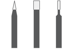 Meißel / Körner / Splintentreiber