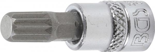 Bit-Einsatz | Antrieb Innenvierkant 6,3 mm (1/4") | Innenvielzahn (für XZN) M8