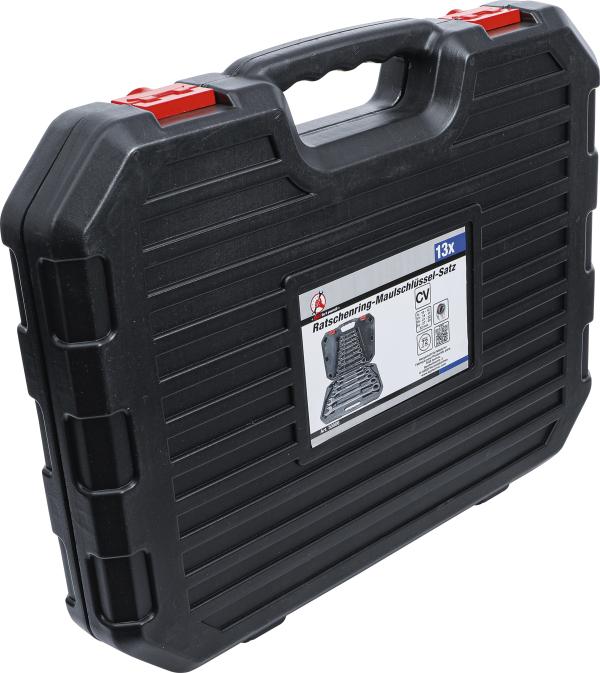 Ratschenring-Maulschlüssel-Satz | SW 8 - 32 mm | 13-tlg.