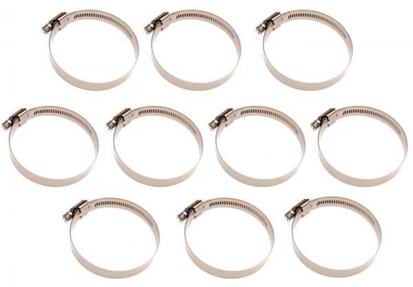 Schlauchklemmen | rostfrei | 40 x 60 mm | 10-tlg.