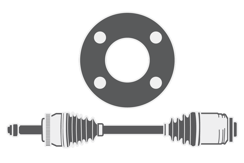 Antriebswelle & Radnabe