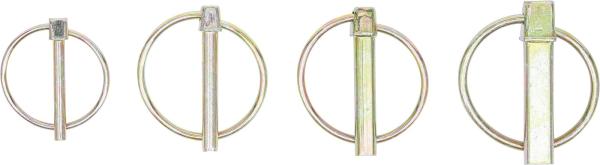 Klappsplinte-Sortiment | Bolzen-Ø 4,5 - 11 mm | 32-tlg.