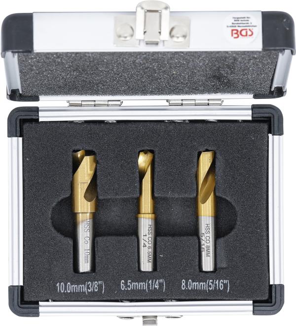 Schweißpunkt-Fräser-Satz | 5 % Cobalt-Stahl | 3-tlg.