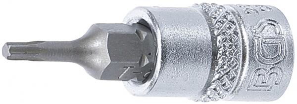 Bit-Einsatz | Antrieb Innenvierkant 6,3 mm (1/4") | T-Profil (für Torx) T8