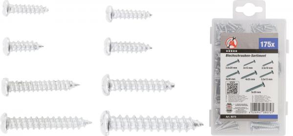 Blechschrauben-Sortiment | 175-tlg.