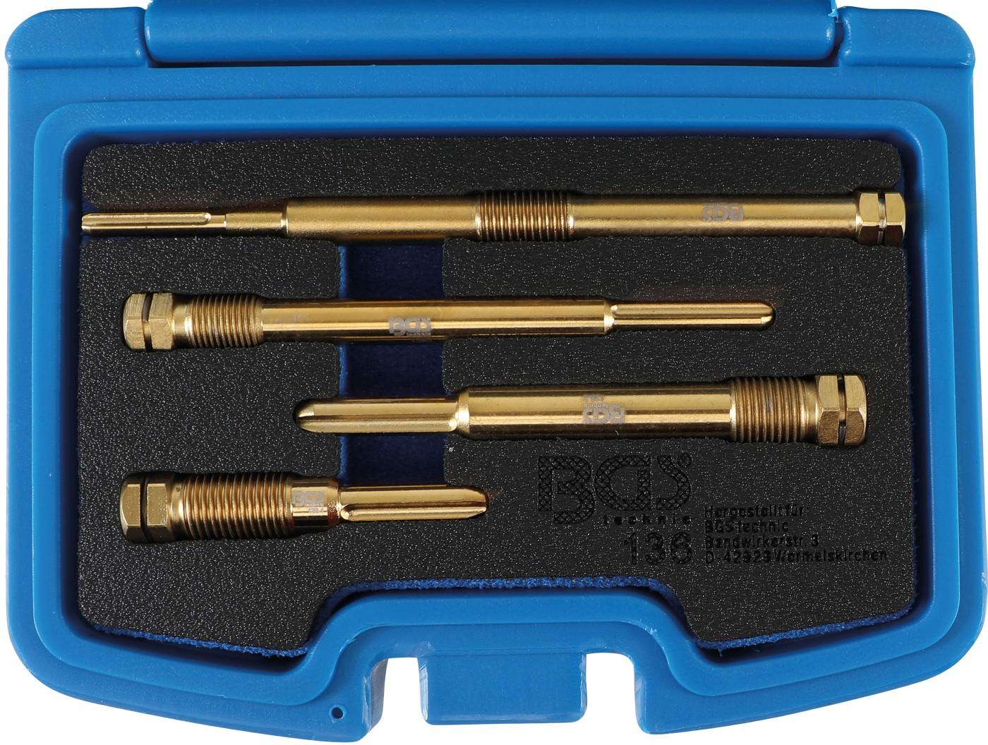 Reibahlen-Satz für Glühkerzenbohrungen | 4-tlg.