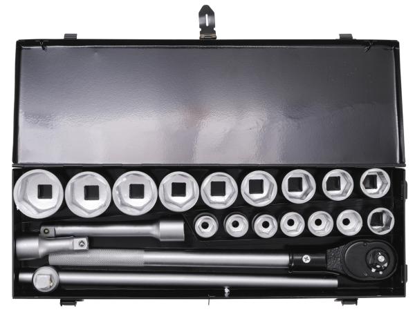 Steckschlüssel-Satz | Antrieb 20 mm (3/4") | SW 19 - 50 mm | 20-tlg.