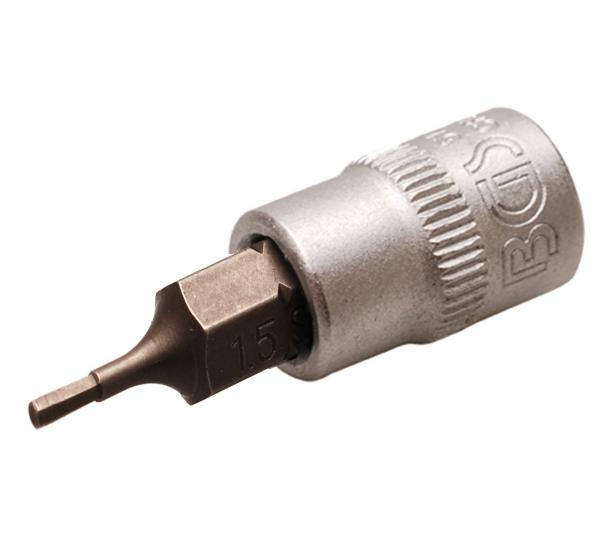 Bit-Einsatz | Antrieb Innenvierkant 6,3 mm (1/4") | Innensechskant 1,5 mm