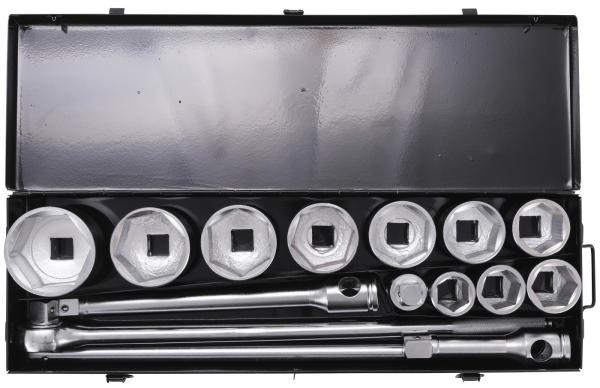 Steckschlüssel-Satz | Antrieb 25 mm (1") | SW 36 - 80 mm | 15-tlg.