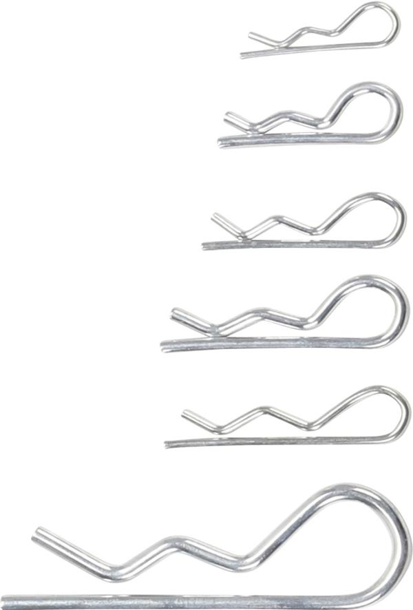 Federsplinte-Sortiment | Ø 1,2 - 3,0 mm | 48-tlg.